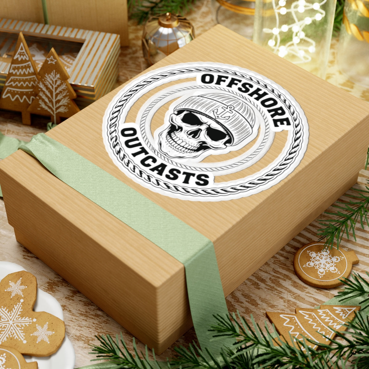Offshore Outcasts Logo Sticker