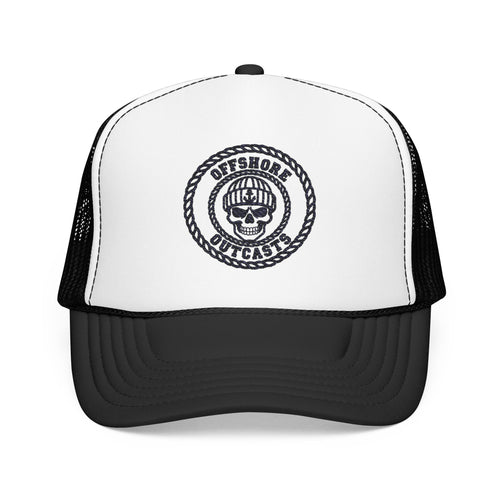 Embroidered Offshore Outcasts Trucker Hat Light Waters Editions