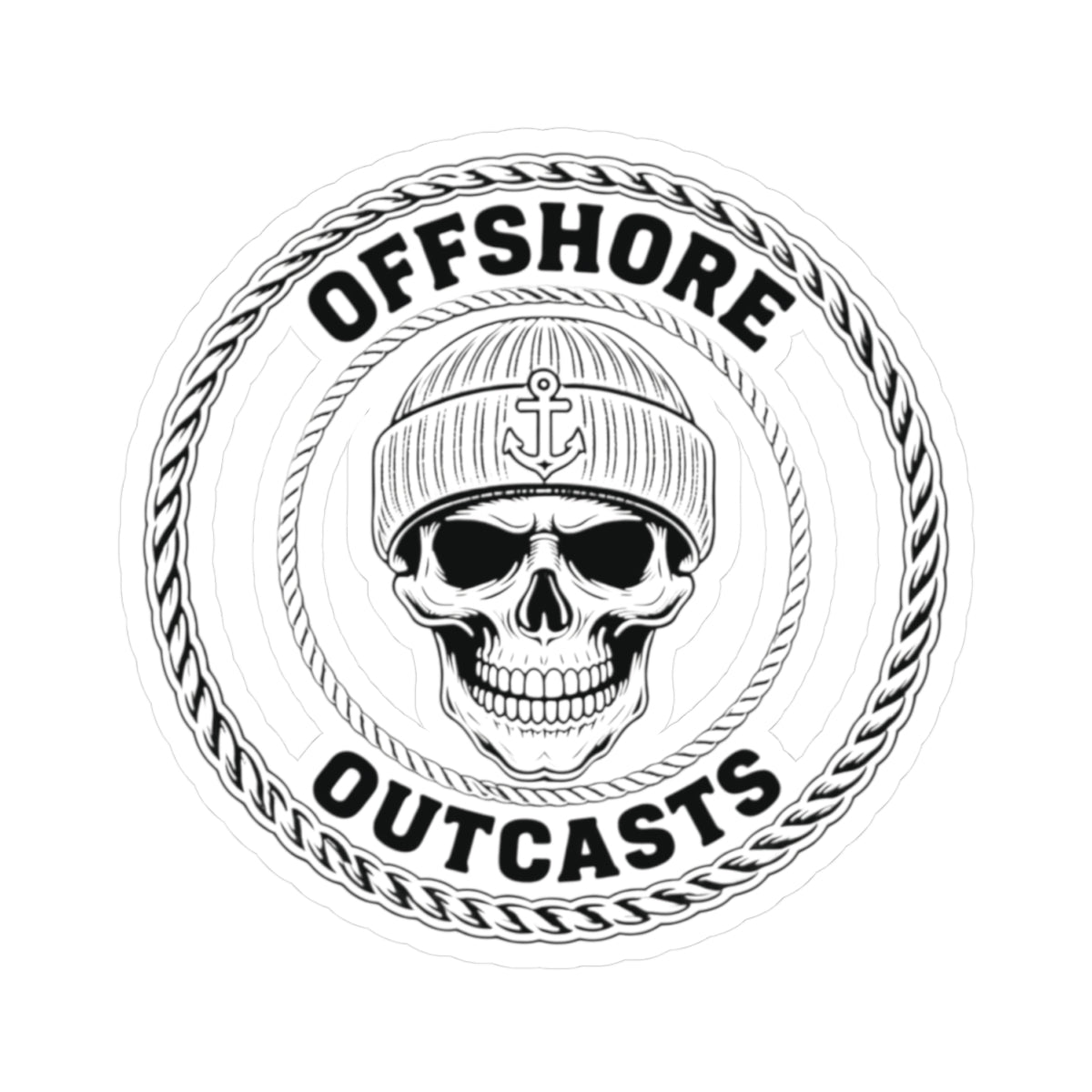 Offshore Outcasts Logo Sticker