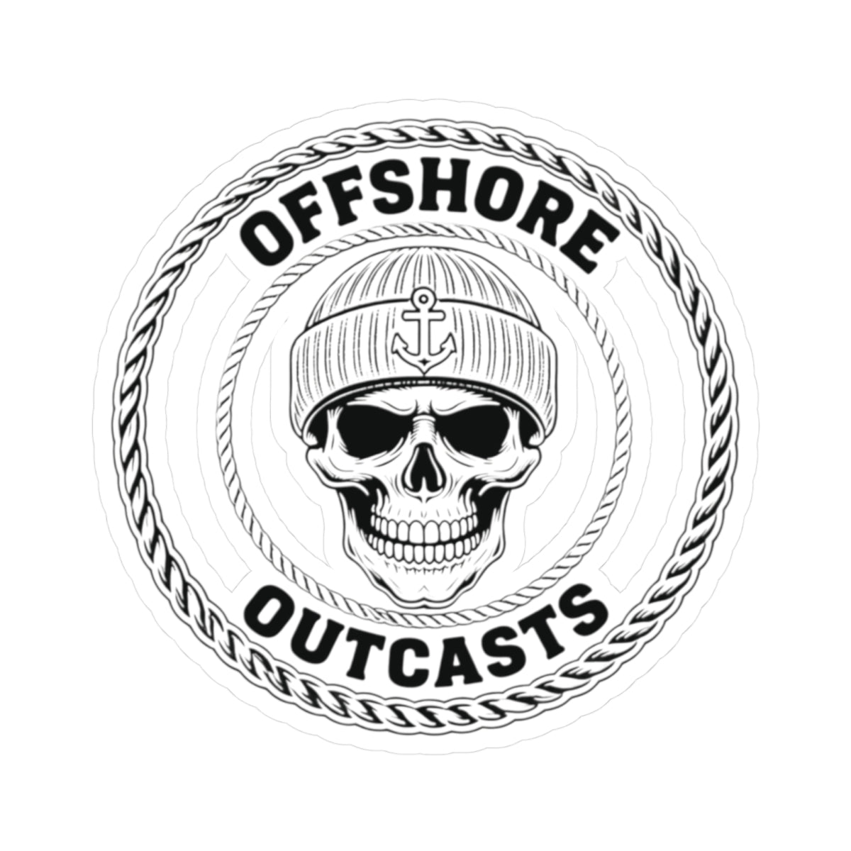 Offshore Outcasts Logo Sticker