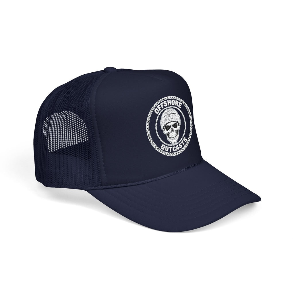 Embroidered Offshore Outcast Trucker Hat Dark Waters Editions