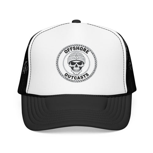 Embroidered Offshore Outcasts Trucker Hat Light Waters Editions