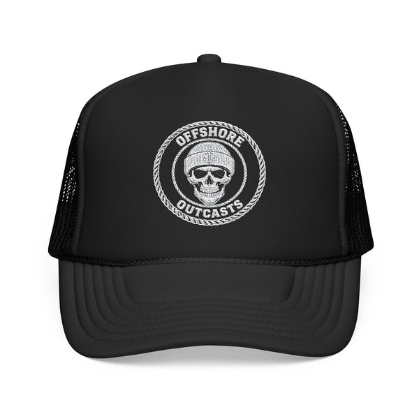 Embroidered Offshore Outcast Trucker Hat Dark Waters Editions