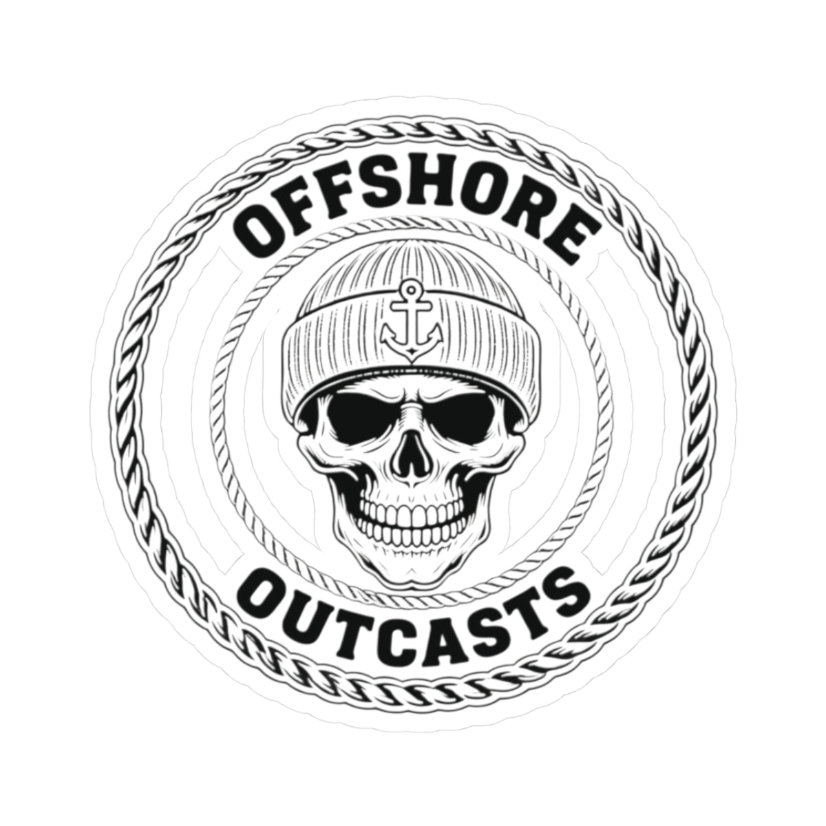 Offshore Outcasts Logo Sticker