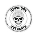 Offshore Outcasts Logo Sticker