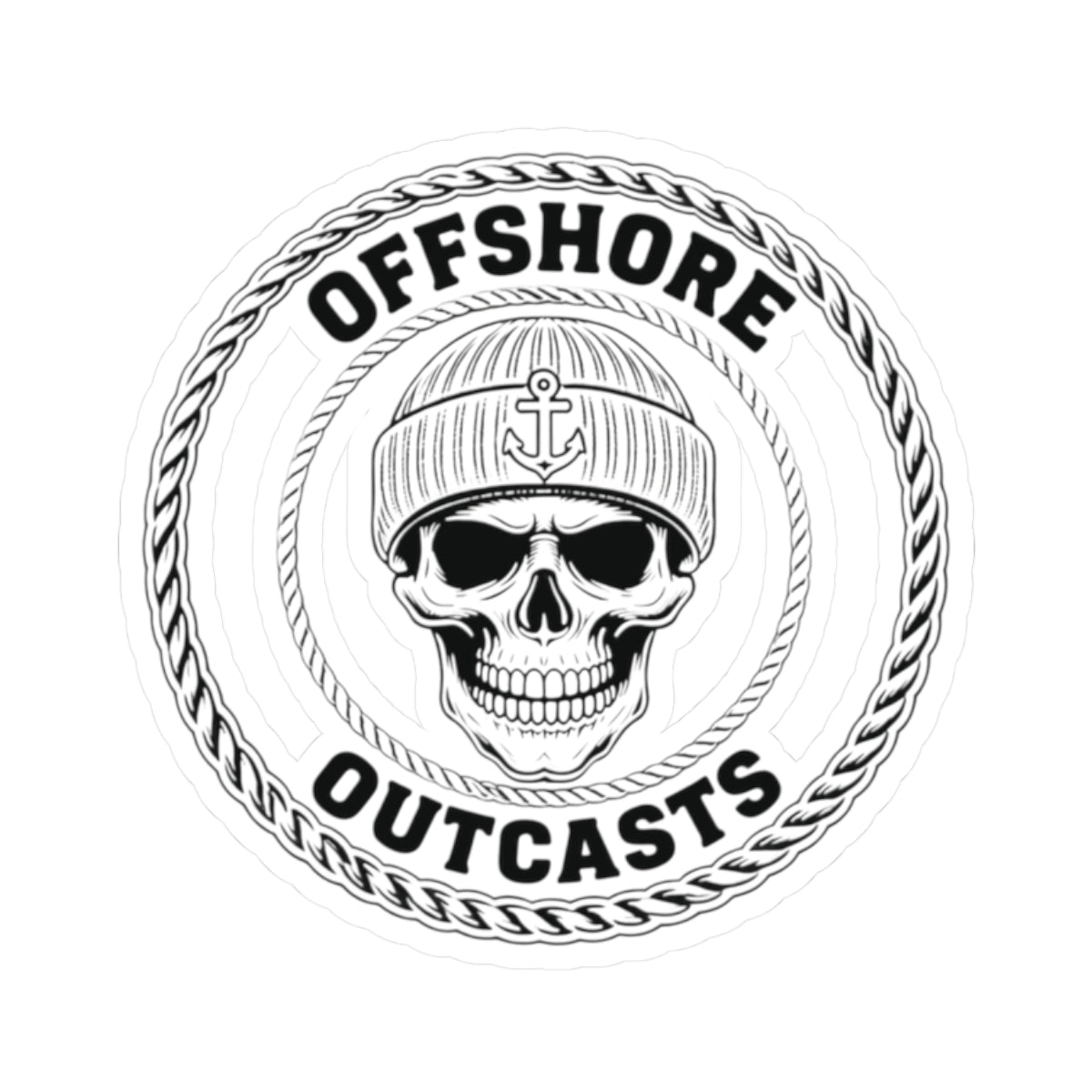 Offshore Outcasts Logo Sticker